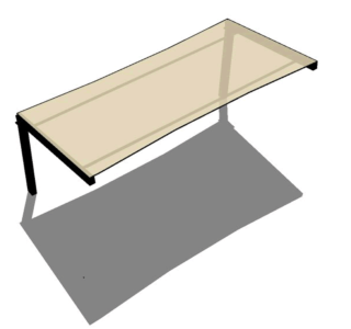 Full Cantilever with Single Slope Roof