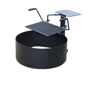 Fire Ring with 180 Degree Rotating Cooking Grate