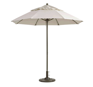 Windmaster Round Fiberglass Umbrella with 1-1/2
