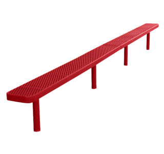 Champion Series Park Bench without Back - Extra Long