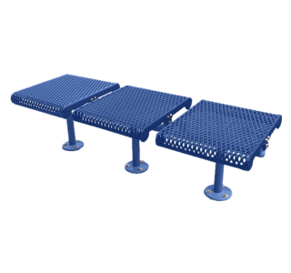 Grand Contour Series 3 Seat In-Line Bench without Back