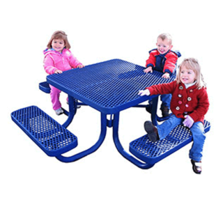 Champion Kids Series Square Picnic Table - Free Standing - 3' Top