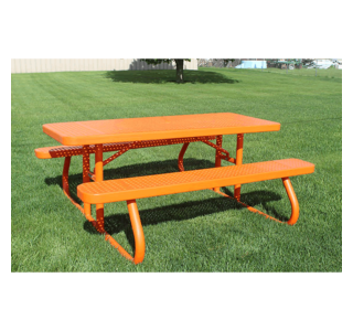 Champion Series Rectangle Picnic Table - Free Standing
