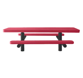 Champion Series ADA Accessible Rectangle Picnic Table - Double Pedestal