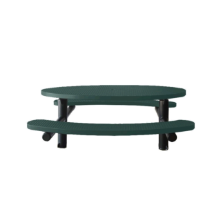 Champion Series Oval Picnic Table - Double Pedestal