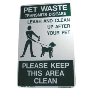 On Leash Sign