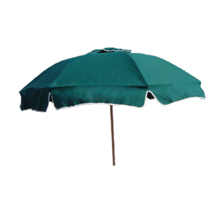 Sunny Baker Julington Beach Concession Umbrella with Ash Wood Pointed Pole