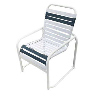 Kings Bay Strap Dining Sled Bottom Arm Chair