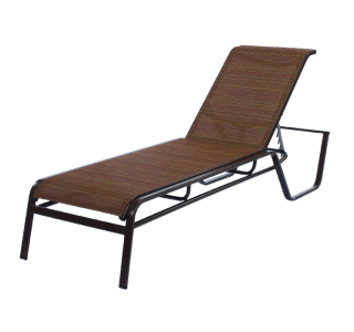 Monterey Sling Armless Chaise Lounge