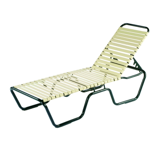 Neptune Strap Chaise Lounge with Aluminum Frame