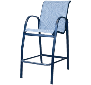 Ocean Breeze Sling Bolt-Thru Bar Arm Chair