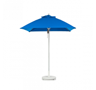 Monterey Collection Square Fiberglass Market Umbrella