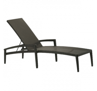 Evo Woven Chaise Lounge with Arms