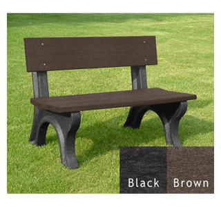 Landmark Backed Bench without Arms