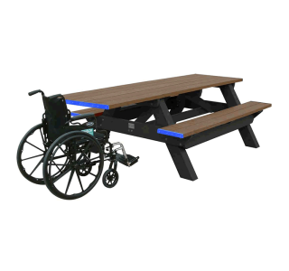Deluxe Rectangle ADA Picnic Table